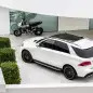 white mercedes gle63 s top motorcycle