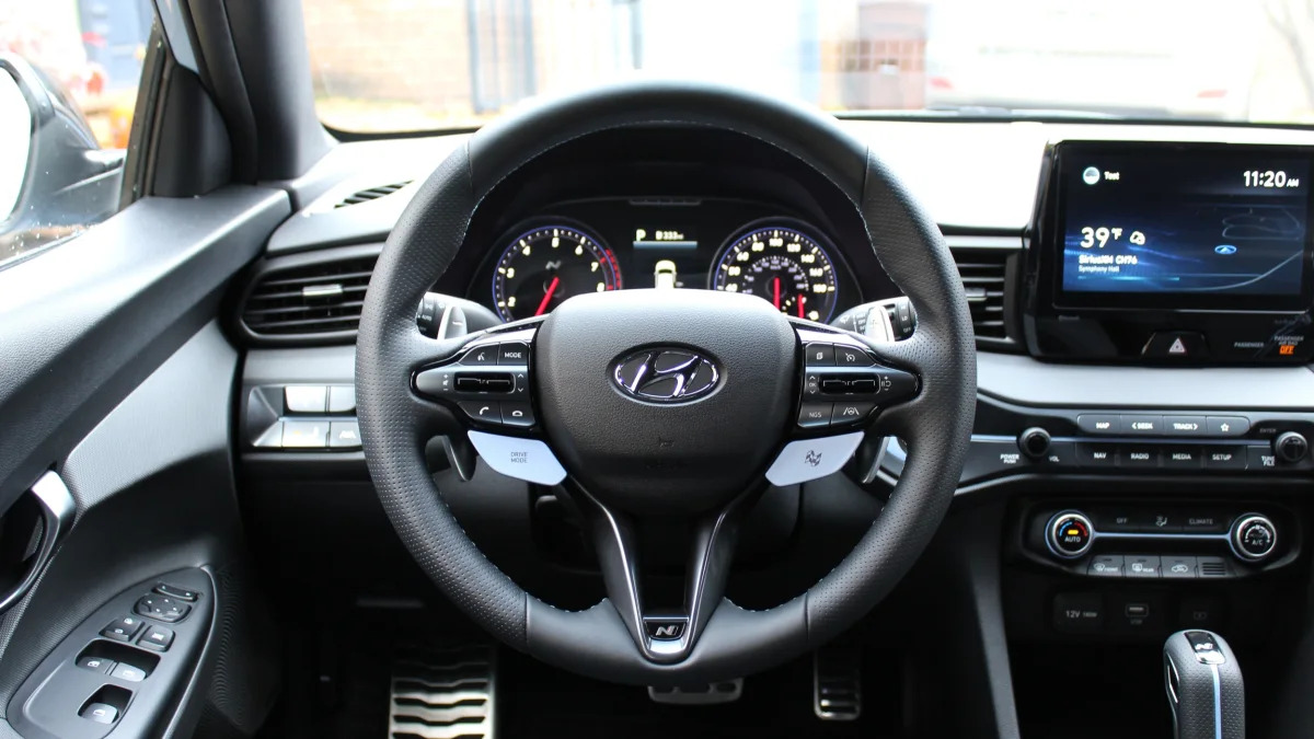 2022 Hyundai Veloster N - steering wheel