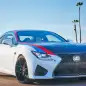 Lexus RC F Clippers Edition front 3/4
