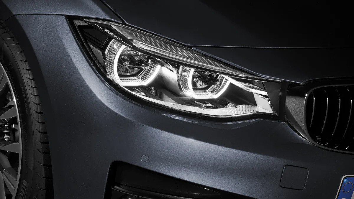 2017 BMW 3 Series Gran Turismo Luxury headlight detail