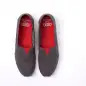 toms audi shoes red gray knit