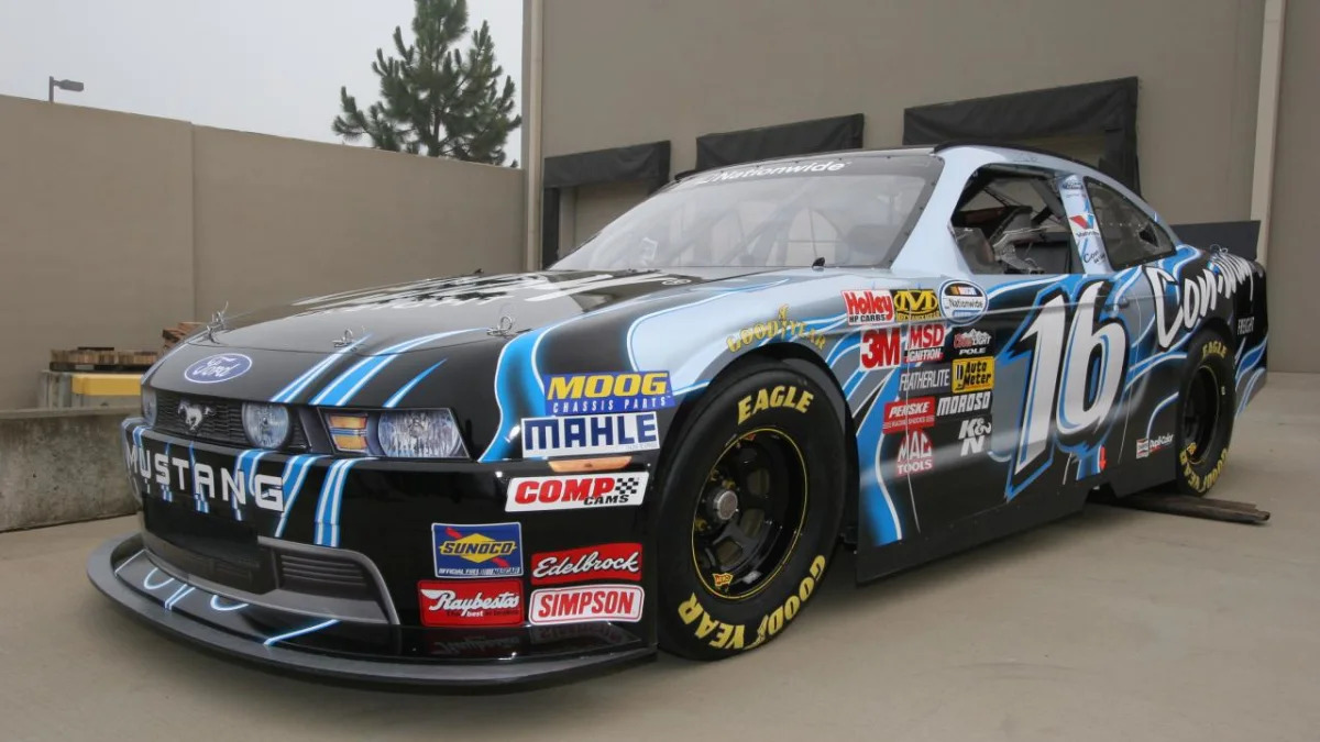 2010 Ford Mustang NASCAR Nationwide Series race car