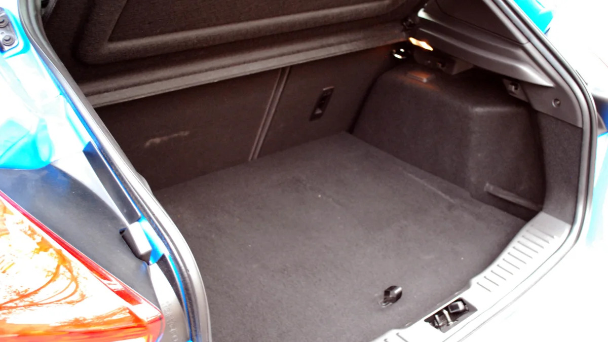 2016 Ford Focus RS rear cargo area