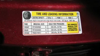 GM payload information sticker