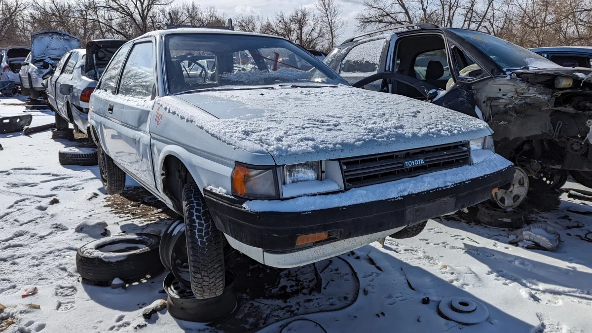 76 - 1990 Toyota Tercel EZ in Colorado wrecking yard - photo by Murilee Martin