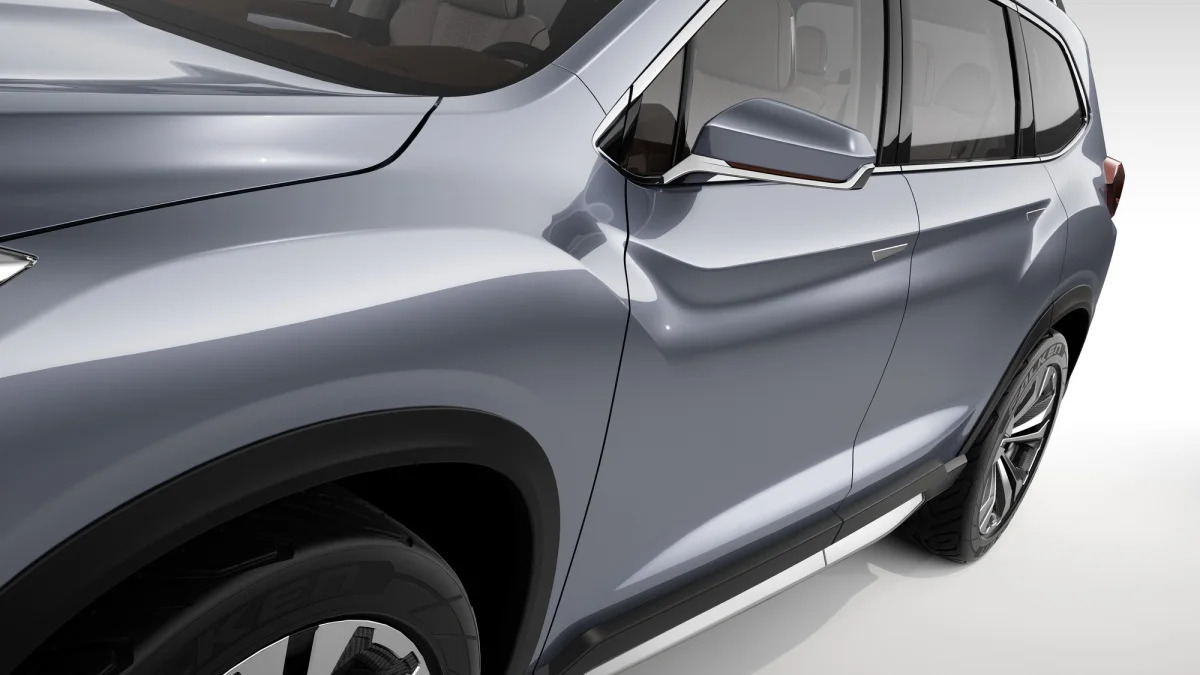 Subaru Ascent Concept bodyside detail