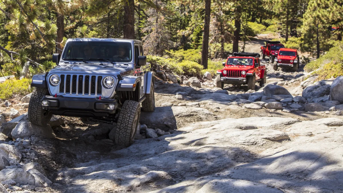 2020 Jeep� Gladiator Rubicon on the Rubicon Trail