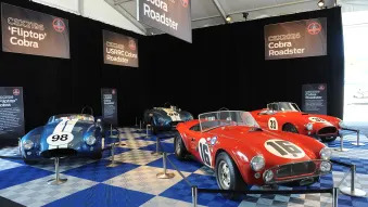 Shelby Cobra Heritage Display at Monterey Motorsports Reunion