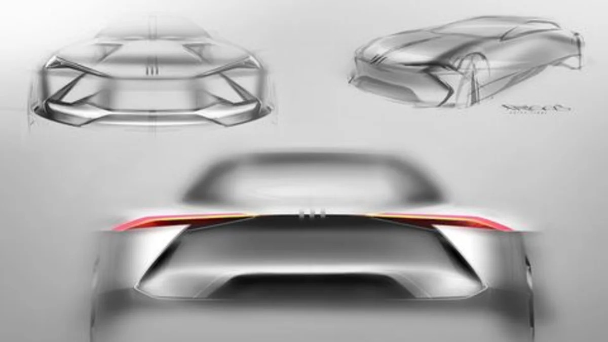 Buick sedan concept sketch 02