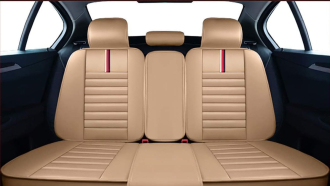 Tesla Model 3 Seat Covers White Leather Seat Covers for Tesla Model 3 2017  2018 2019 2020 2021 2022 2023 2024 Costom Waterproof Anti-Slip for Tesla