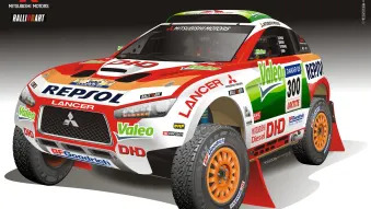 Dakar 2009 Mitsubishi Repsol 'Racing Lancer'