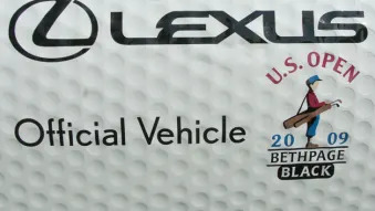 Golf ball dimpled Lexus LS 460 L