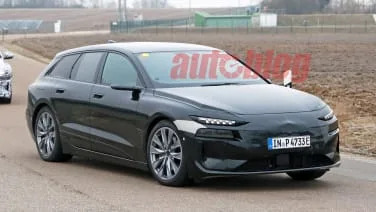 Audi A6 E-Tron wagon appears mostly undisguised in spy photos