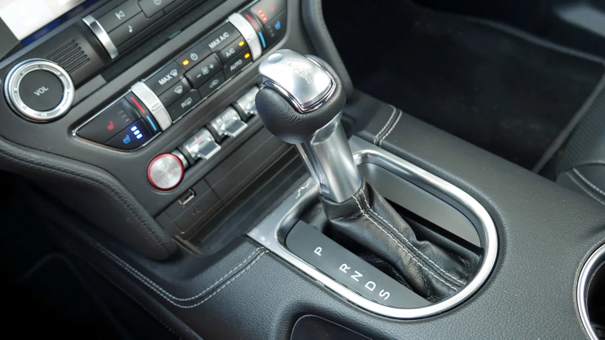 2021 Ford Mustang Mach 1 automatic shifter
