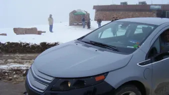 Chevrolet Volt prototype testing at Pikes Peak