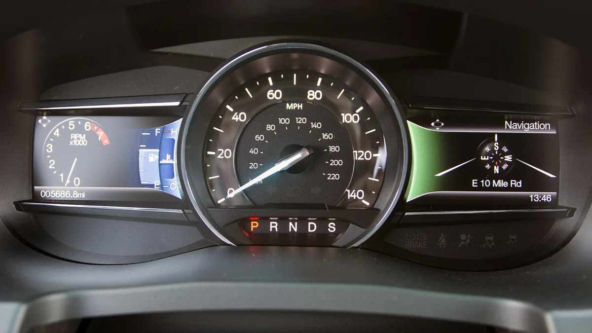 2016 Ford Explorer Sport gauges