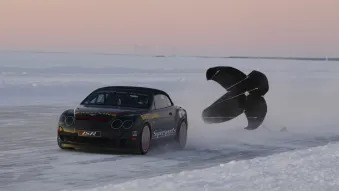 Bentley Continental Supersports Convertible sets world speed record on ice