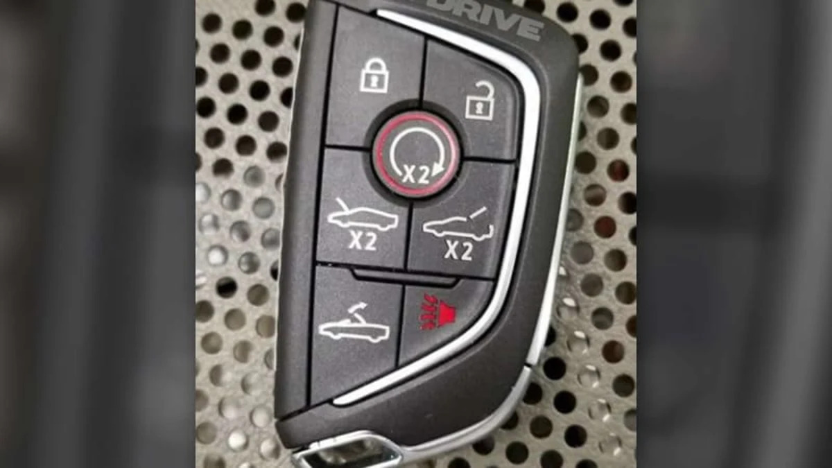 Why does this Cadillac fob seem to be for a mid-engine roadster?
