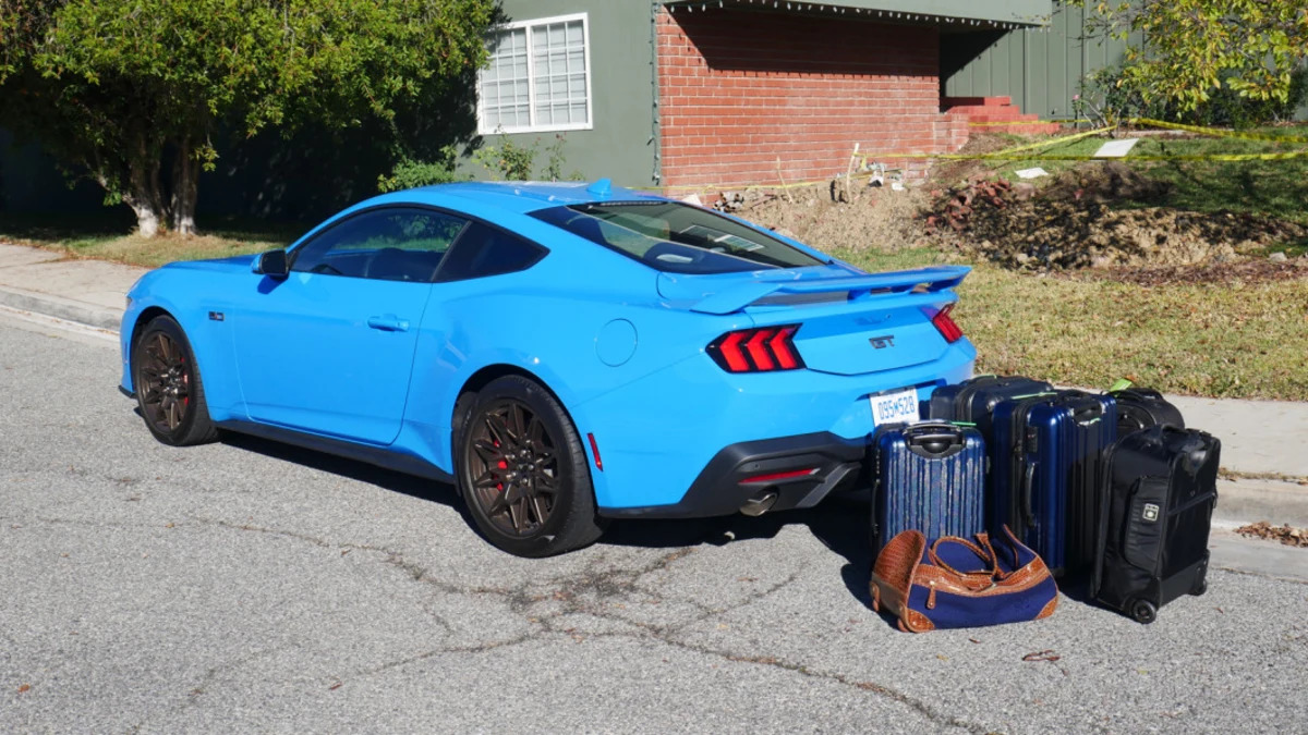 Ford Mustang Luggage Test: How big is the trunk?