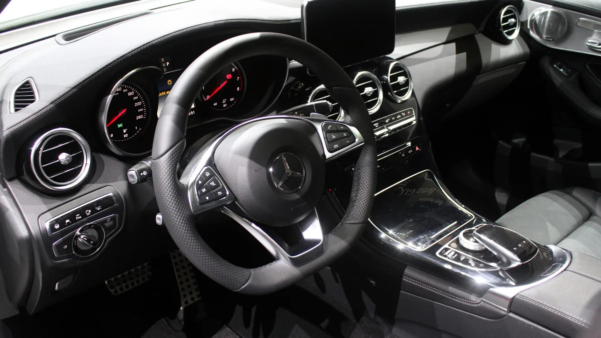 2016 Mercedes-Benz GLC 250d interior.