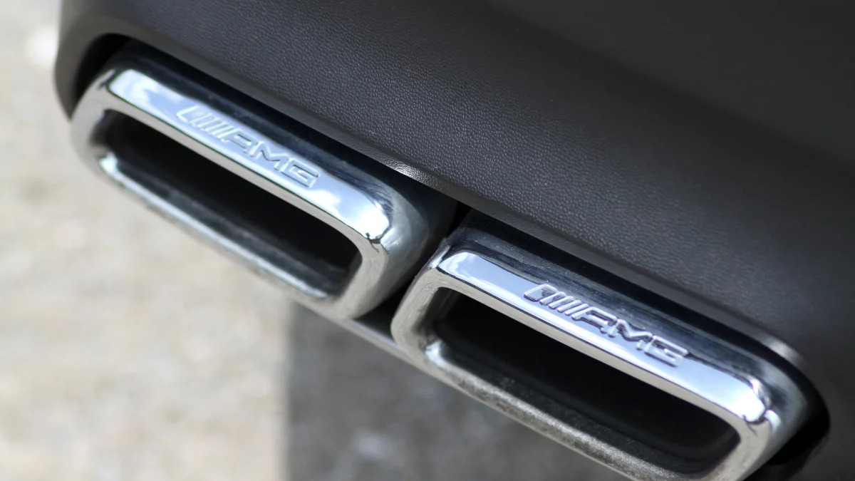 2016 Mercedes-Benz GLE Coupe exhaust tips