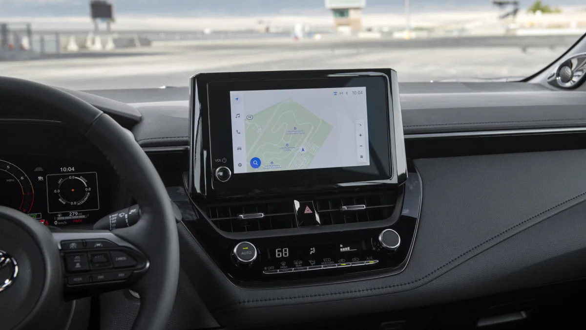 2023 Toyota GR Corolla Circuit touchscreen