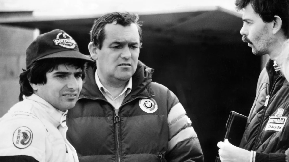 Paul Rosche with Nelson Piquet