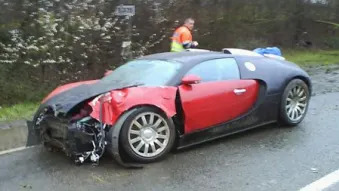 Bugatti Veyron - first wreck