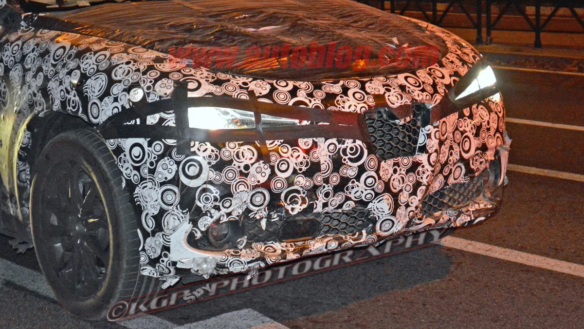 Alfa Romeo Spy Photos Front End Close Up Exterior