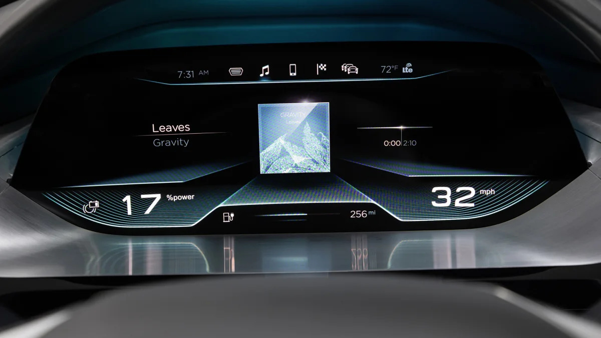 Audi Virtual Dashboard gauge display