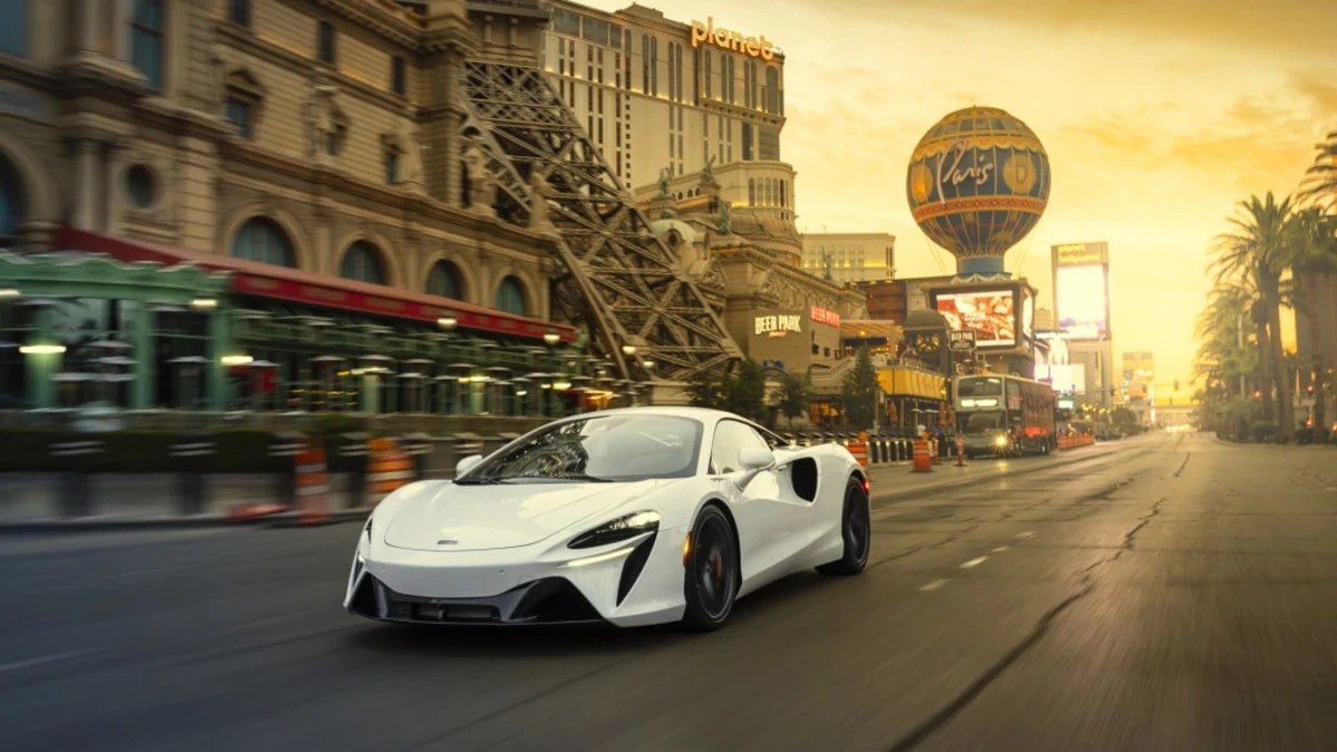 2023 McLaren Artura Road Test: Hitting Vegas (and the track) in McLaren's hybrid supercar