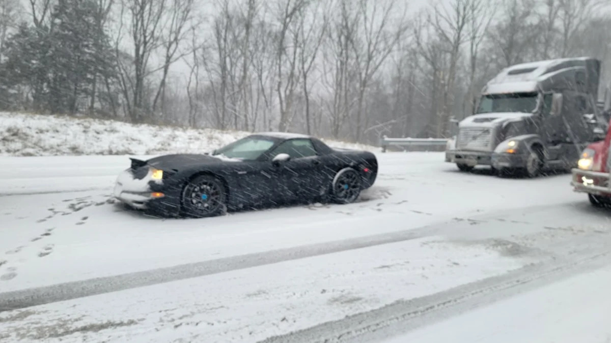How I survived a blizzard in a Corvette Z06 on summer tires