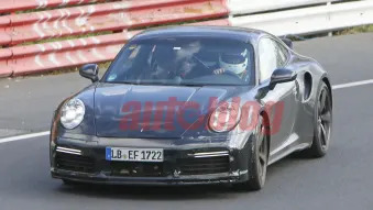 Porsche 911 Turbo ducktail spy photos