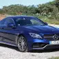 2017 Mercedes-AMG C63 Coupe front 3/4 view
