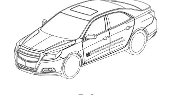 2012 Chevrolet Malibu patent drawings