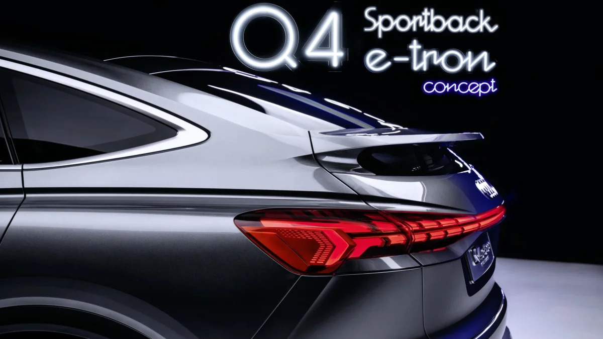 Audi Q4 Sportback E-Tron concept studio photo 25