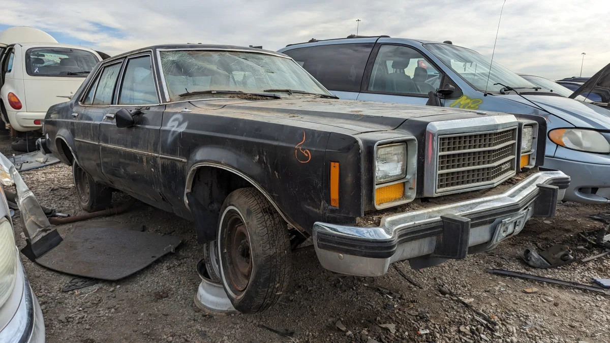 36 - 1980 Ford Granada in Colorado junkyard - photo by Murilee Martin