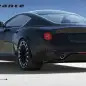 Aston Martin Vengeance by Kahn Design rendering black rear 3/4
