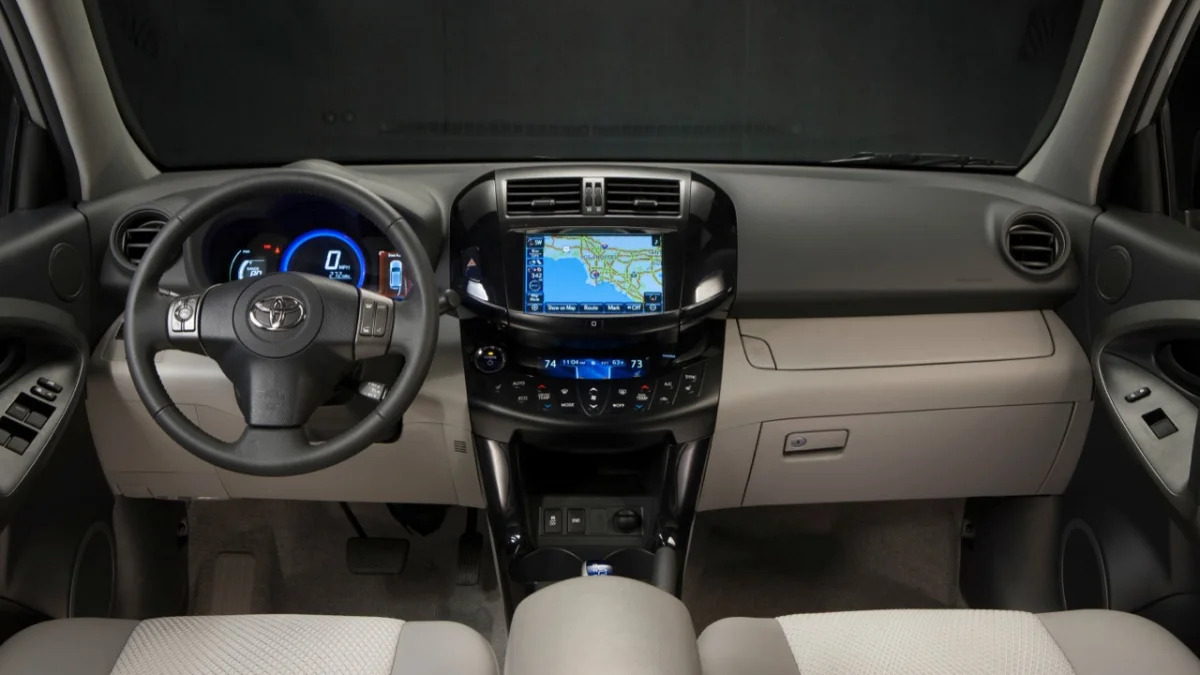 Toyota RAV4 EV dashboard
