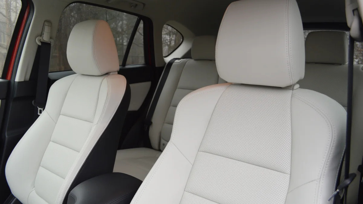2016 Mazda CX-5 interior parchment leather seats