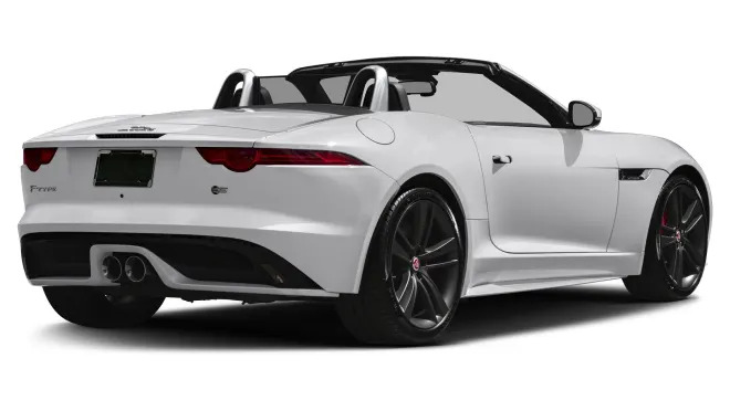 jaguar f type white coupe
