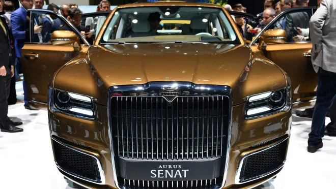 Aurus Russian luxury car Geneva Photo Gallery