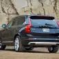 2016 Volvo XC90 rear 3/4 view with dusty tires