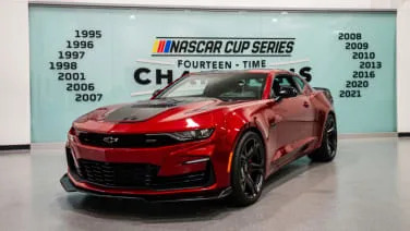 Hendrick Motorsports 40th Anniversary Chevy Camaro is a souvenir for fans