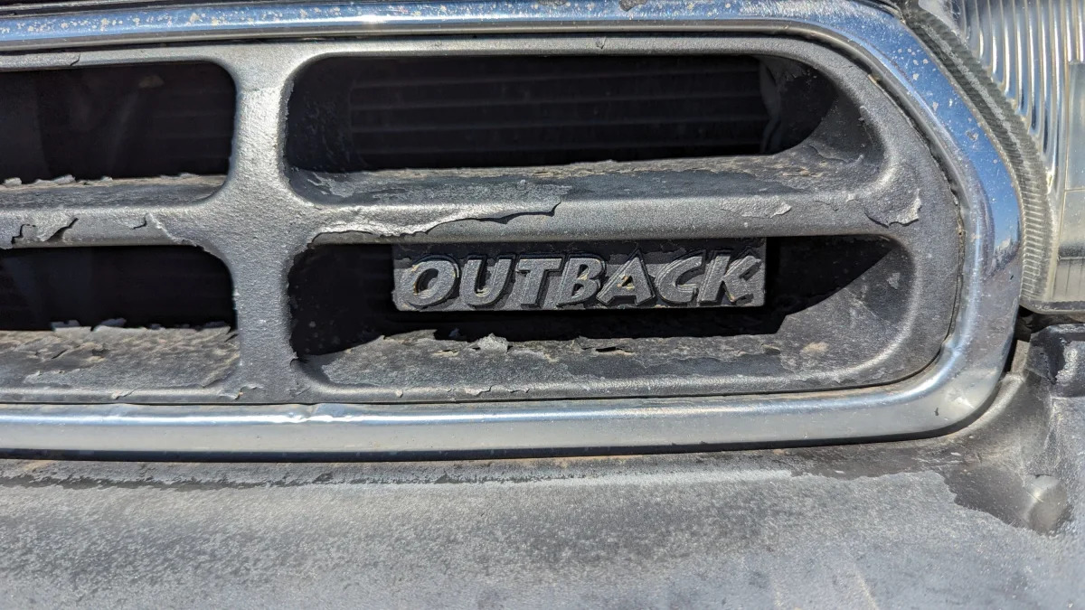 68 - 1998 Subaru Legacy Outback wagon in Colorado junkyard - photo by Murilee Martin