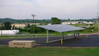 Solar Outpost Electric Car Charging Station