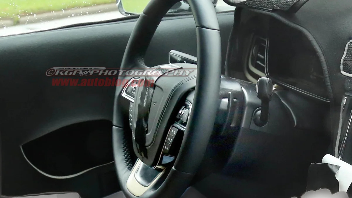 2017 Lincoln Continental prototype steering wheel