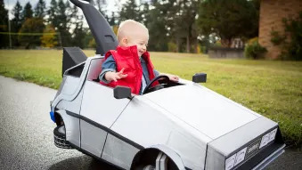 <em>Back to the Future</em> DeLorean Halloween costume