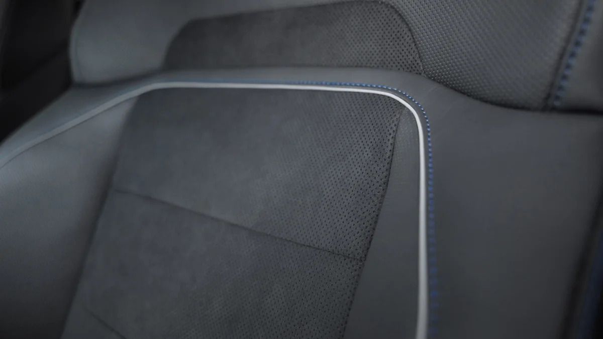 Lucid Air Sapphire more seat detail