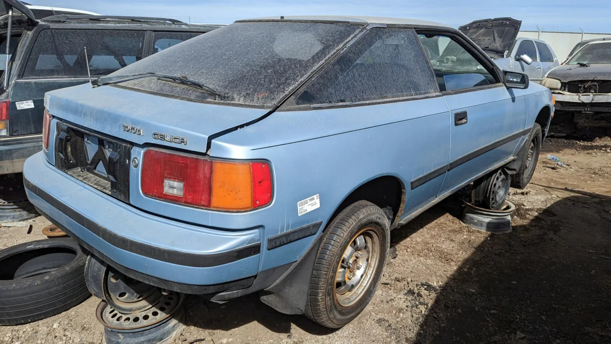 33 - 1986 Toyota Celica in Colorado junkyard - photo by Murilee Martin